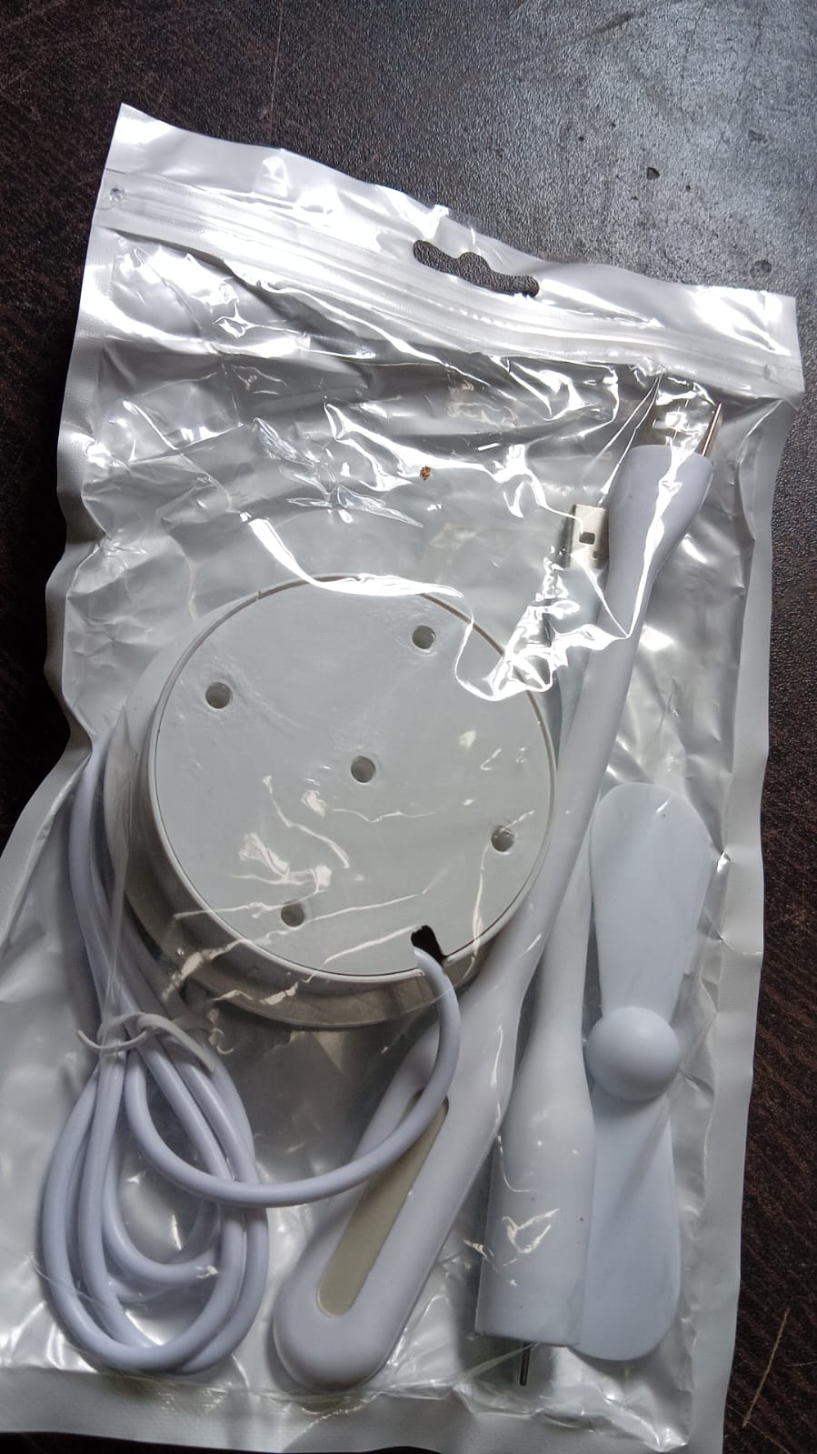 Portable Mini Usb Fan Usb Ligh Usb 3 Hub Port Combo - Namma Angadi