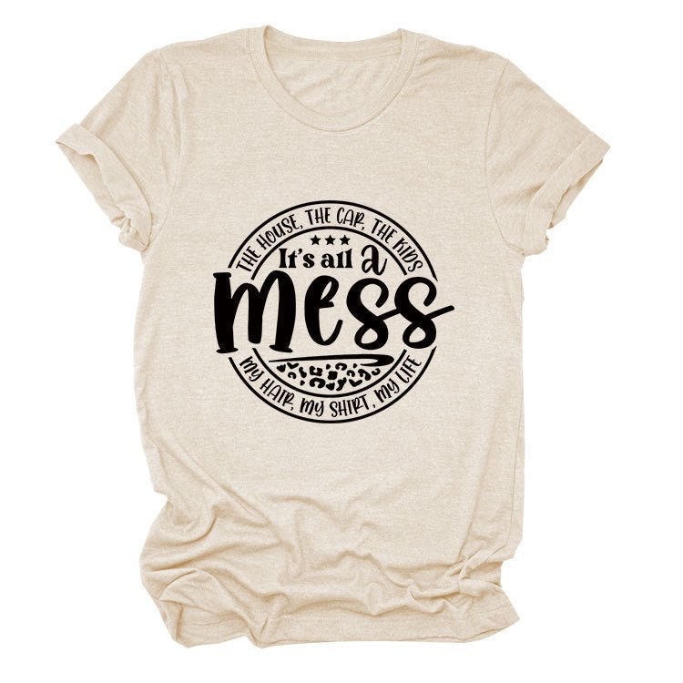 Round Neck T-shirt The House Car The Kids Top - Namma Angadi