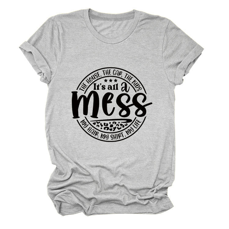 Round Neck T-shirt The House Car The Kids Top - Namma Angadi