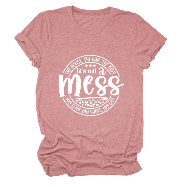 Round Neck T-shirt The House Car The Kids Top - Namma Angadi