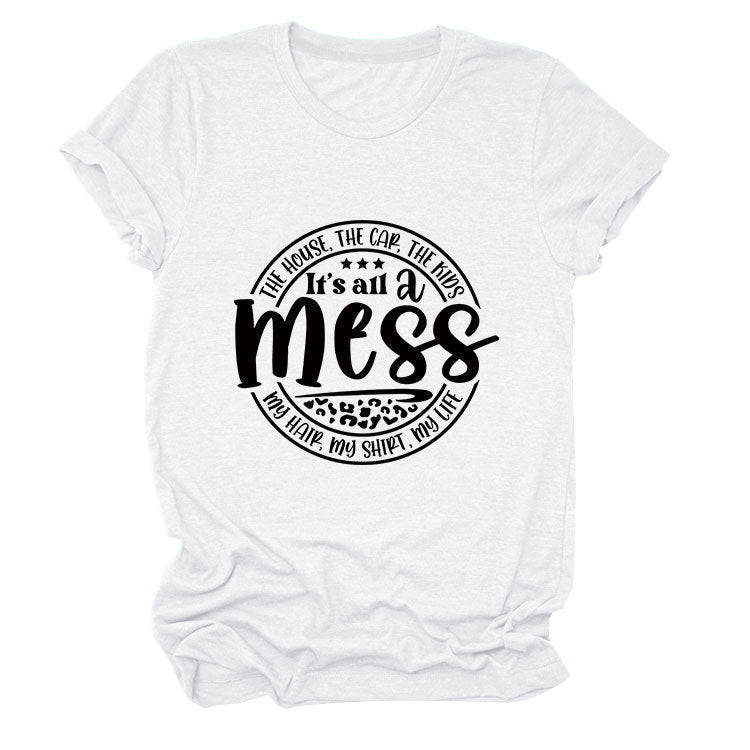 Round Neck T-shirt The House Car The Kids Top - Namma Angadi