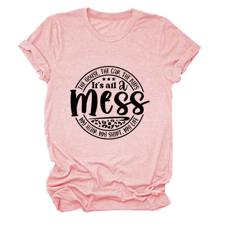 Round Neck T-shirt The House Car The Kids Top - Namma Angadi