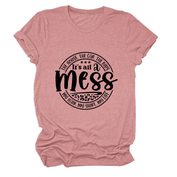 Round Neck T-shirt The House Car The Kids Top - Namma Angadi