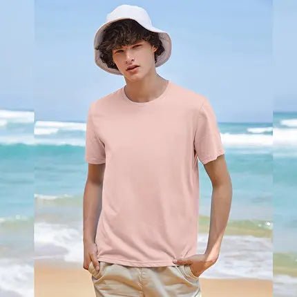 Semir Summer Cotton T Shirts Men 2024 Simple O Neck Stretch Solid New Tops Clothing Casual Tshirt Man Streetwear Cool Tee Shirts - Namma Angadi