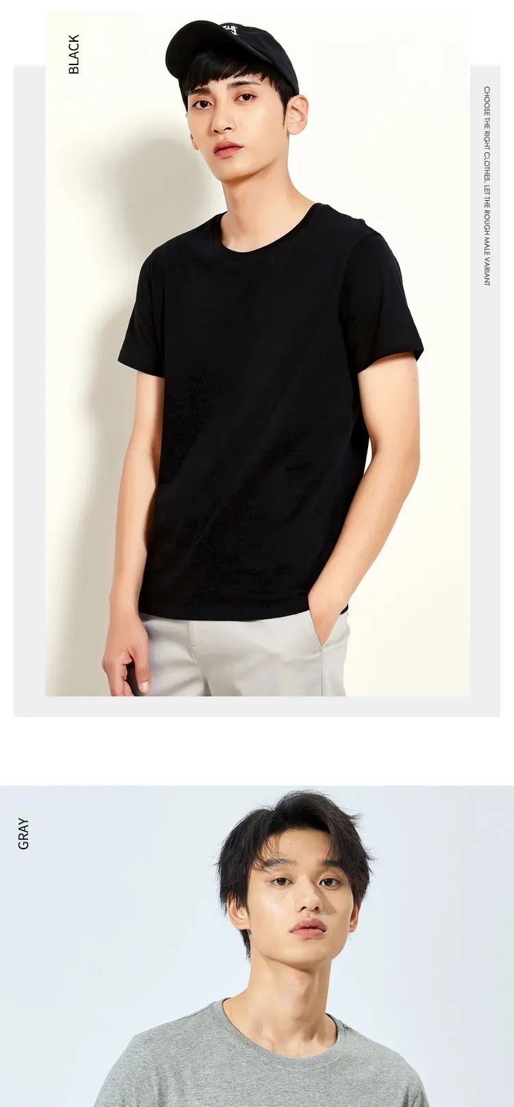 Semir Summer Cotton T Shirts Men 2024 Simple O Neck Stretch Solid New Tops Clothing Casual Tshirt Man Streetwear Cool Tee Shirts - Namma Angadi