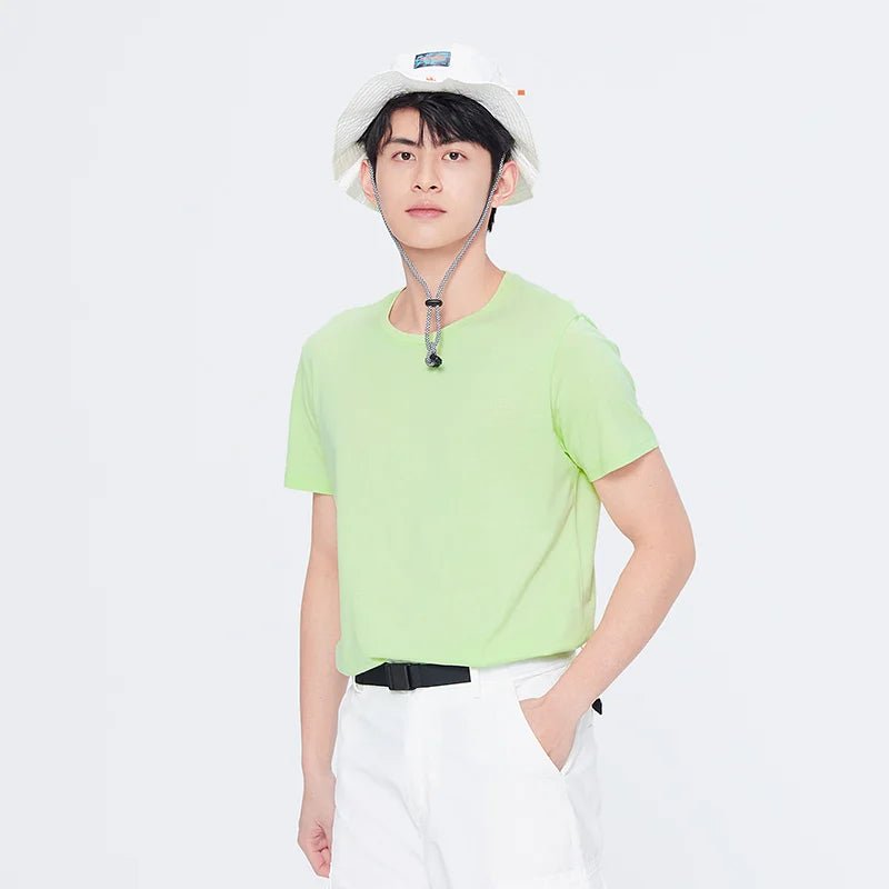 Semir Summer Cotton T Shirts Men 2024 Simple O Neck Stretch Solid New Tops Clothing Casual Tshirt Man Streetwear Cool Tee Shirts - Namma Angadi