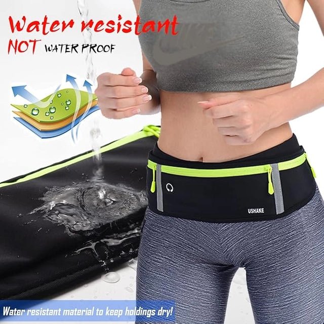 Slim Running Belt, Workout Fanny Pack for Men Women, Exercise Waist Pack for Apple iPhone Holder - Namma Angadi