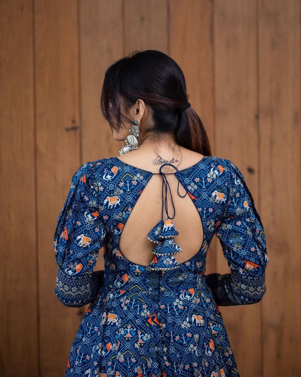 Stylish Fancy Trendy Printed Georgette Gown For Women For Party Wedding Festival Functions - Namma Angadi