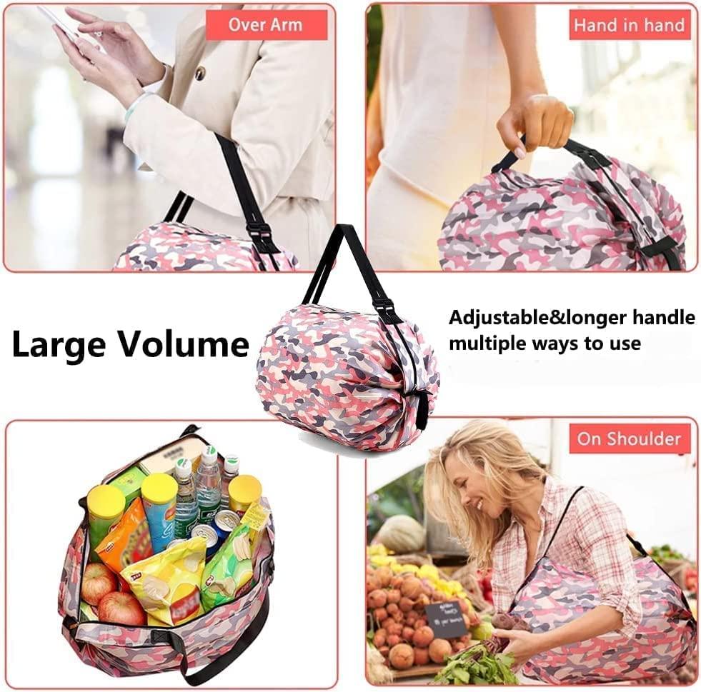 Two Pieces Foldable Shopping Bag - Namma Angadi