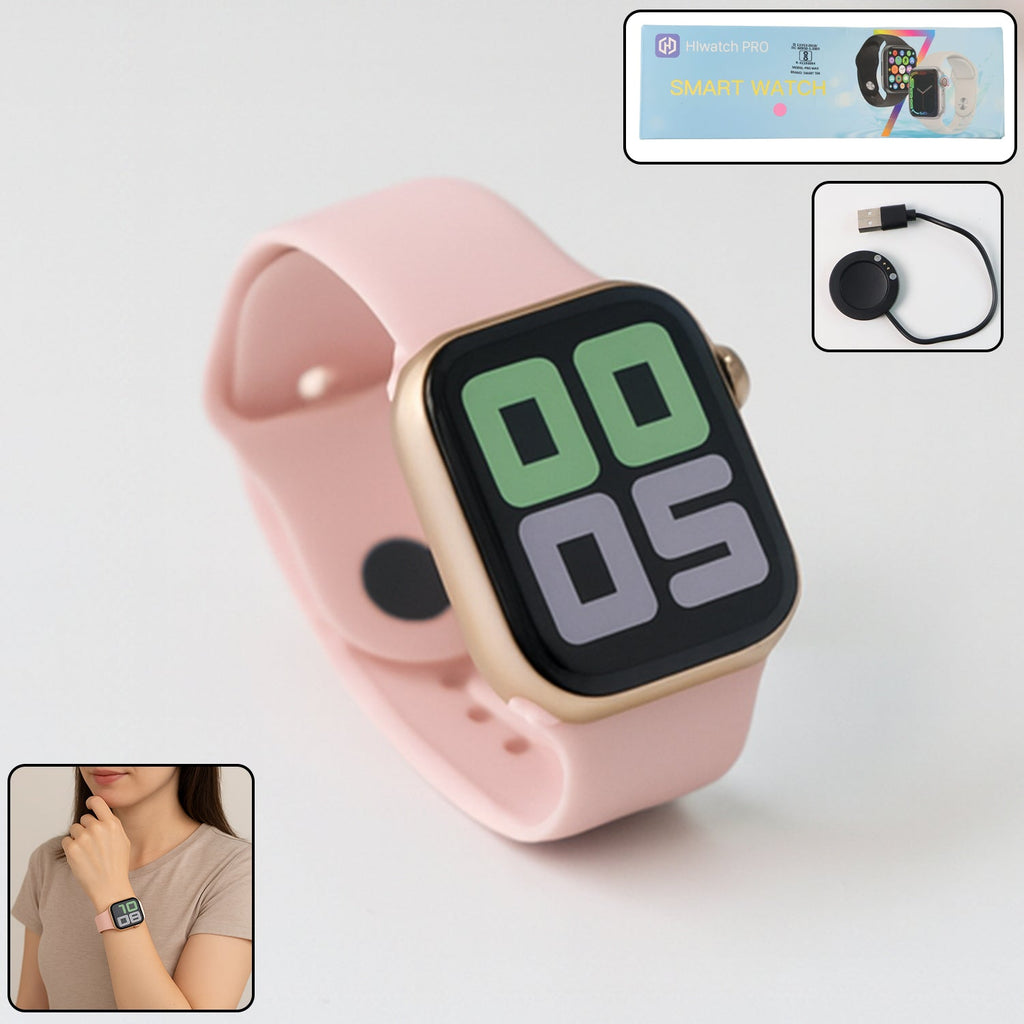 Tx10 Pro Max Large Display Wireless Charging Smartwatch (1 Pc) - Namma Angadi