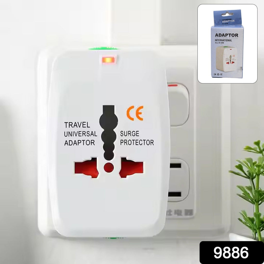 Universal Travel Adapter With Dual Usb Charger Ports - International Multipurpose - Namma Angadi