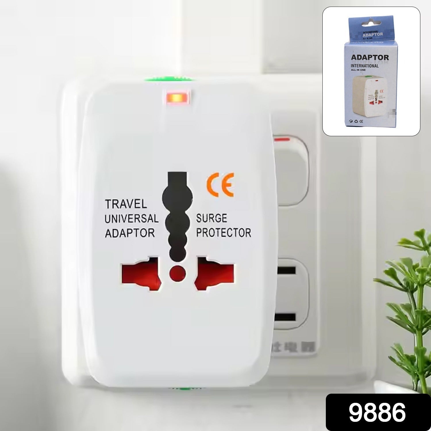 Universal Travel Adapter With Dual Usb Charger Ports - International Multipurpose - Namma Angadi