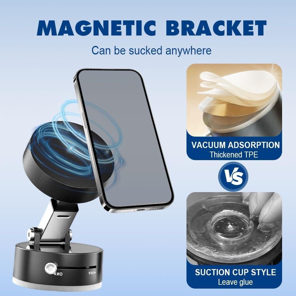 Vacuum Magnetic Suction Phone Holder - Namma Angadi