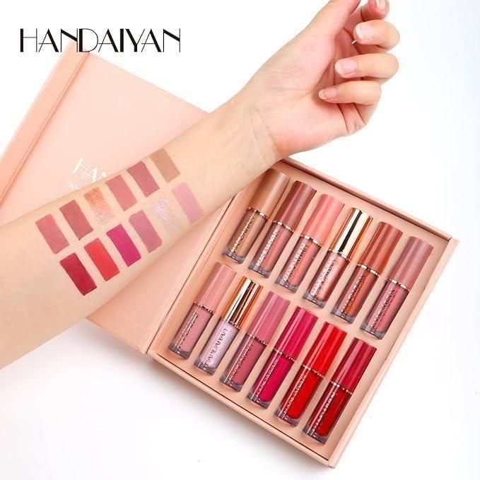 Velvet Matte Liquid Lipstick Set 12Pcs - Namma Angadi