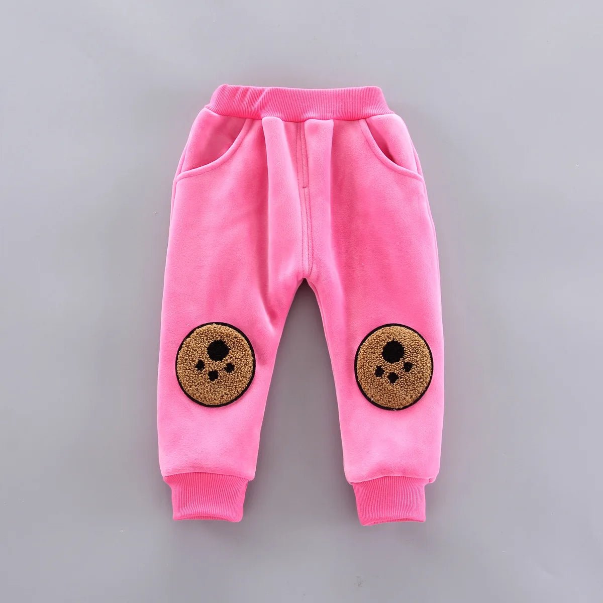 Warm Baby Girls Clothing Set Winter Thick Plush Cotton Clothing Sets For Baby Girls Hoodies And Pants Kids Suit Children Clothes - Namma Angadi