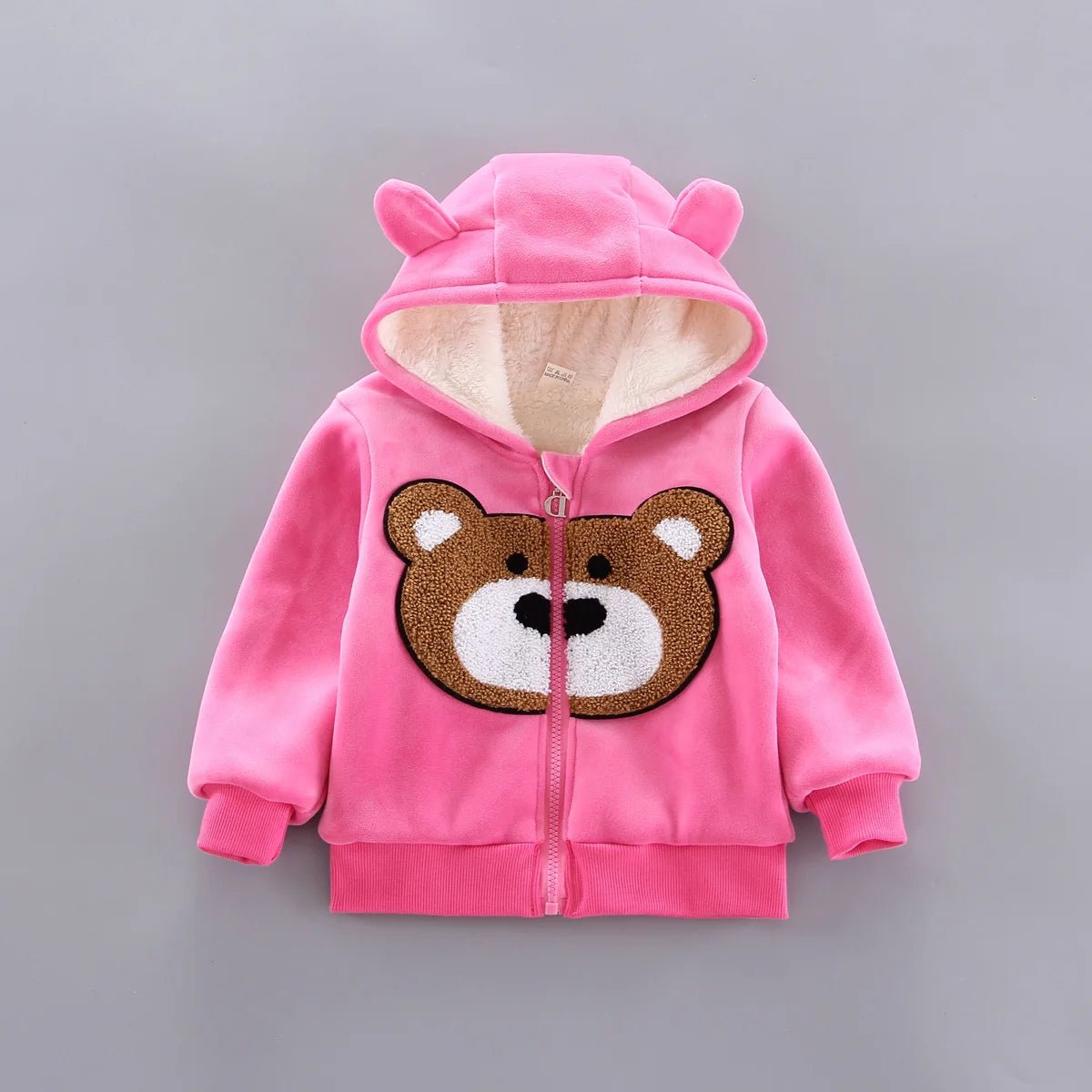 Warm Baby Girls Clothing Set Winter Thick Plush Cotton Clothing Sets For Baby Girls Hoodies And Pants Kids Suit Children Clothes - Namma Angadi
