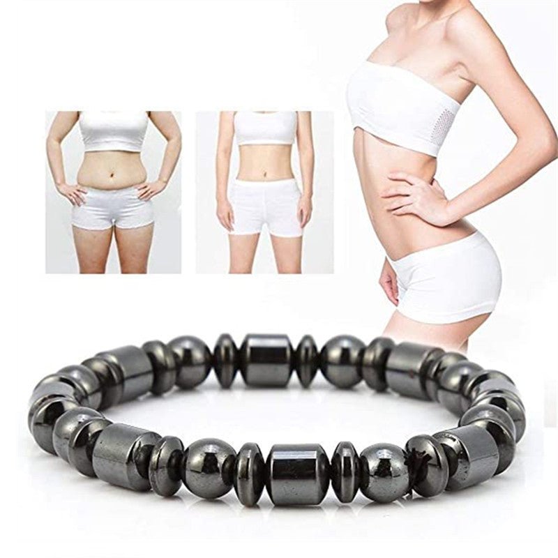 Weight Loss Magnet Bracelets For Women Men Pentagram Stone Magnetic Therapy Bracelets Pain Relief Slimming Health Jewelry - Namma Angadi