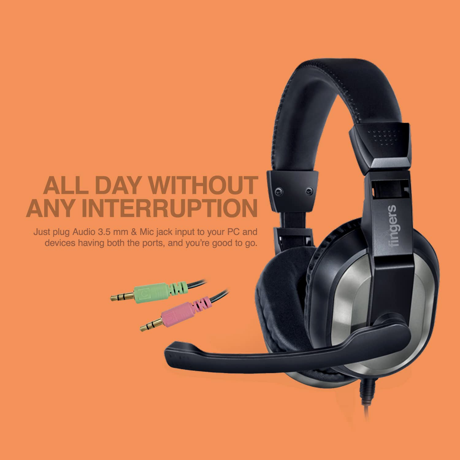 Wired Headset With Adjustable Headband Noise - isolating Mic Set - Namma Angadi