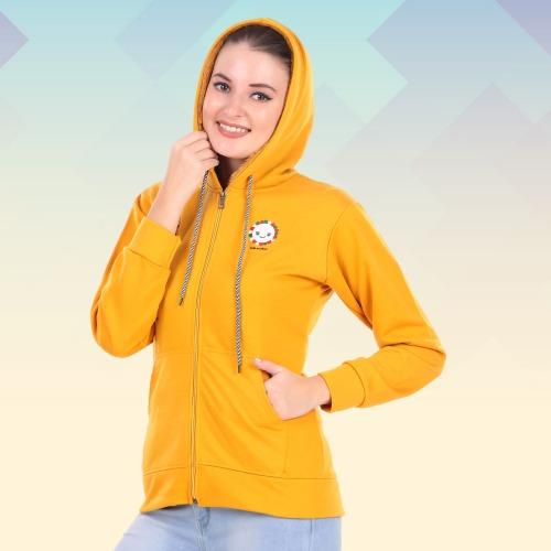Woman Stylish Zipper Hoodies - Namma Angadi